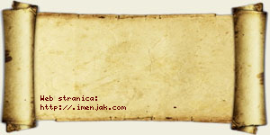 Valentina Kričak vizit kartica